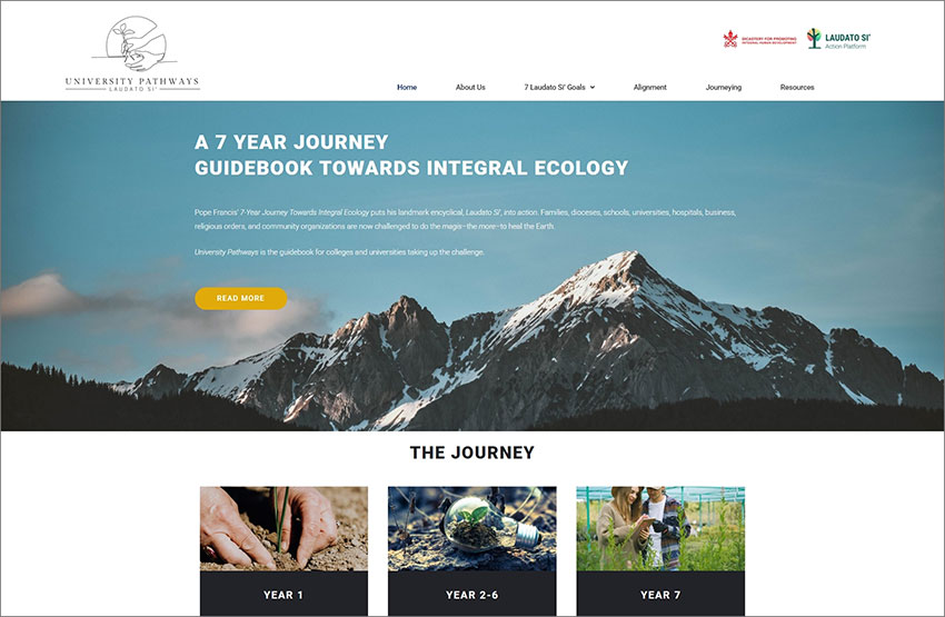University Pathways homepage